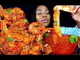 KING CRAB SEAFOOD BOIL MUKBANG | SEAFOOD | MUKBANG | DESHELLED LOBSTER | SEAFOOD BOIL | ASMR EATING