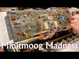 Moog Minitmoog with Problematic Power Supply Circuit