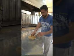 "Baking Delicious Barley Bread from Isfahan in 30 Seconds! 🥖✨"