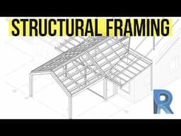 Revit Structural Framing Tutorial - Roof Framing with Beam Systems