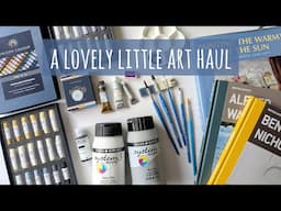 A Lovely Little Art Haul: Watercolour Paints, Acrylics, Unison Soft Pastels, Brushes & Art Books