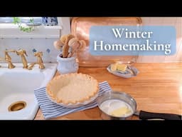 Winter Homemaking Cook Bake & Quilt with Me!