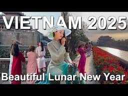 Vietnam Lunar New Year 2025 🇻🇳 Beautiful Lunar New Year Hue Vietnam Walking Tour 2025