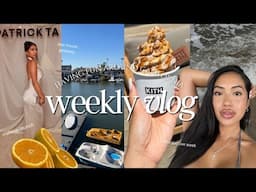 WEEKLY VLOG // Hectic Trip to LA + Malibu Beach Day + Lake House Staycation + PR Un Unboxings & More