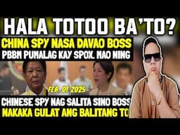 BOSS NG MGA NAHULING CHINESE SPY TUKOY NA? TOTOO BA ITO? REACTION AND COMMENT