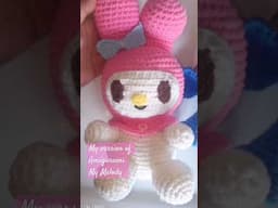 Ten inches Amigurumi Sanrio My Melody