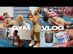 Gym vlog: grwm, glutes & abs focused + my fitness goals for 2025 🦋