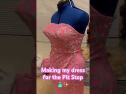 Unreleased footages of me making my dress for The Pit Stop #jaymesmansfield #dressmaking #sewing