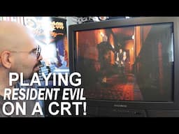 Resident Evil for Sega Saturn on a CRT (Memory Lane)