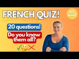 FRENCH QUIZ ⏰ Do you know ALL of these plural nouns in French?