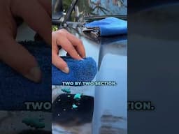 How to apply HydroSlick Ceramic Wax! #shorts #youtubeshorts #detailing #howto #diy #carcare #ceramic