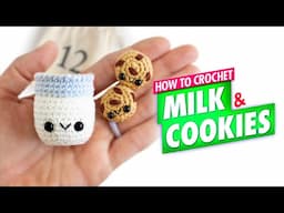 Day 12: Crochet Milk & Cookies ✨ Easy Amigurumi Tutorial - 12 Days of Christmas Advent