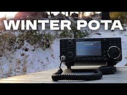 Winter Ham Radio POTA Activation In El Dorado National Forest | Icom 7300 | Chameleon SS17