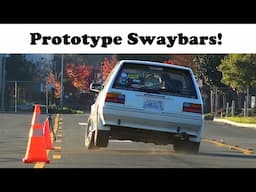 Corolla FXGT gets prototype Whiteline Swaybars!