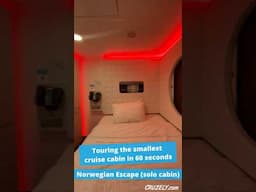 Tour of TINIEST Cruise Cabin (99 square feet!) #cruiseship #travel #cruiselife