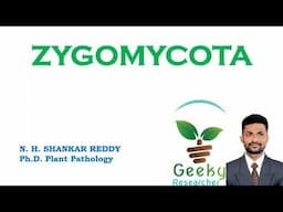 Lec 34. Fungi # Zygomycota | Mycology | Plant Pathology | B.Sc/ M.Sc Agriculture