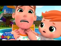 Itchy Itchy Skin? | Little Angel And Friends Kid Songs