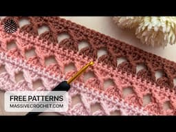 This Crochet Pattern for Beginners is a Game Changer! 👍 Easy Crochet Stitch for Blanket & Bag