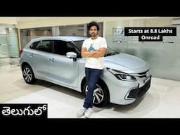 Toyota Glanza 2025 | V AMT | Best Hatch Under 10L | Detailed Review with Onroad Price List in Telugu