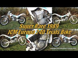 Classic and Rare 1989 JCM 240 Europa Trials Bike