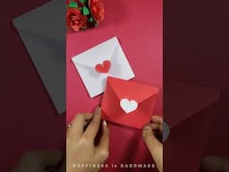 DIY Envelope Card  for Valentine's Day || Origami Envelope || #envelope #diy #origami