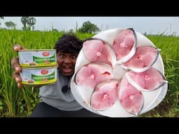 Tin Tuna Fish Ready to Eat Kit|சூரை மீன் ஃப்ரை|Yummy and Tasty Fish Fry Recepie|village Food Safari