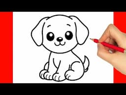 HOW TO DRAW A DOG EASY