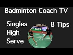 Badminton Singles High Serve 2019