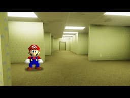 Mario in the Backrooms