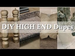 HIGH END HOME DECOR DIY DUPES | McGee & Co , Crate & Barrel, Vintage Inspired DIYs