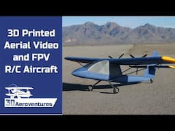 3D Printed Aerial Video and FPV R/C Aircraft - Introducing the SportCam