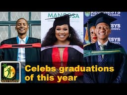 8 Mzansi Celebs who graduated in 2024 & their degrees