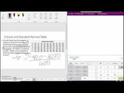 Z Score and Standard Normal Table