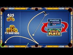 8 Ball Pool - From 625 Coins into 75M Coins - LONDON to BERLIN - GamingWithK