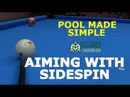 Pool Made Simple … HOW TO AIM USING SIDESPIN … with GoPro POV