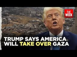 DONALD TRUMP says America will take over Gaza; wants Palestinians to relocate | Benjamin Netanyahu