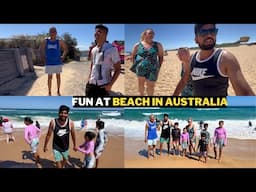 FUN AT BEACH IN AUSTRALIA | FULL MASTI WITH FAMILY