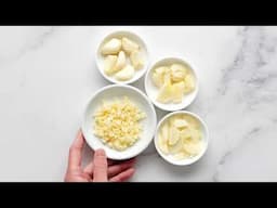 How to Cut Garlic