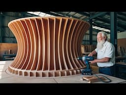 The Pinnacle Of Woodworking Ideas, 70 Year Old Carpenters And Son || Synthesize Woodworking Projects