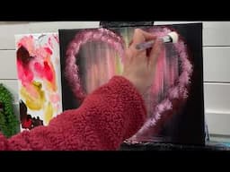 HEART FOREST Painting Tutorial For Beginners