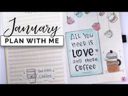 Plan With Me || January 2019 ||  Bullet Journal Setup