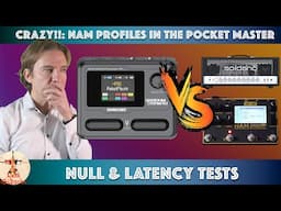 SoniCake Pocket Master can Load NAM profile: Null test and Latency test