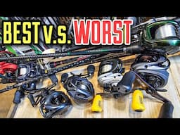 Best vs Worst RODS & REELS! (2024 was SURPRISINGLY GOOD!)