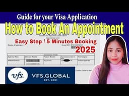 VFS GLOBAL!! How to book an Appointment for your  Visa Application