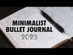 EASY Minimalist BULLET JOURNAL Set Up 2025 | HOW TO START