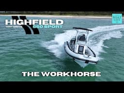 Wind and choppy waves - Test Drive Highfield 560 Sport