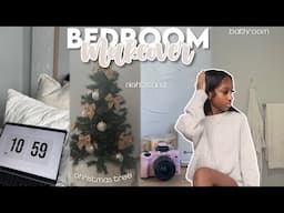 ROOM MAKEOVER | Room Tour, Decor Haul, Christmas Decor, Pinterest Inspired l Vlogmas Day 8