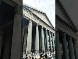 Pantheon - A Roman Temple - Opened in 125 AD