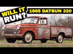 1965 Datsun 320, Will It Run After 30 Years? | Turnin Rust