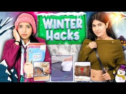 Winter Hacks - School vs Home | Rich vs Normal Family | Anaysa